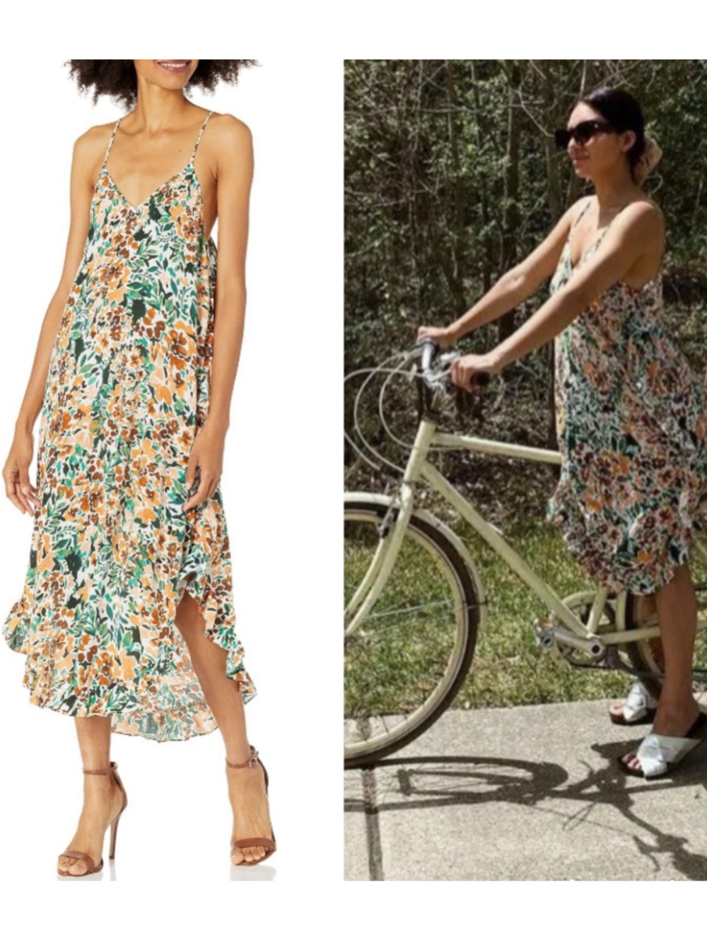 Joie Hayworth Midi 100% Silk Dress Spring Summer Flirty Breathable Closet Staple